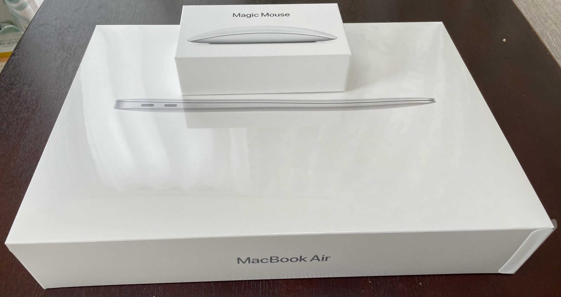 MacBook Air、マウス写真